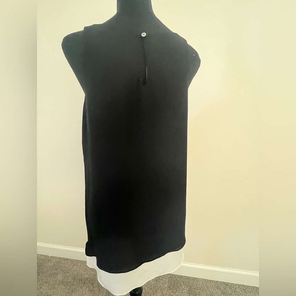 Studio M sleeveless top black and white size Small - Picture 10 of 12